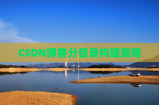 CSDN博客分目录构建策略